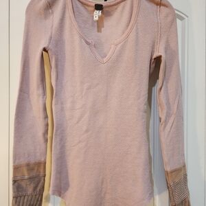FP Movement by Free People Blush Long Sleeve Blouse